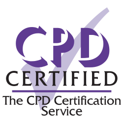 Purple and Black CPD Certification logo - Careskills Academy